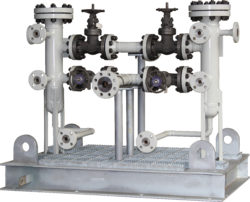 Fabricated Duplex Strainer, 1.5 inch inlet Heavy Duty Fabricated Duplex Strainer