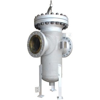 Fabricated Simplex Strainer with lifting davit Fabricated Simplex Strainer with lifting davit