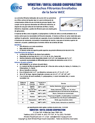 Folleto del Cartuchos Filtrantes Enrollados de la Serie WCC