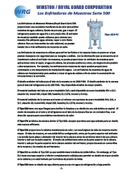 Folleto del los Enfriadores de Muestras