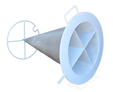 Type 50-WOP with centering ring and internal cross-bracing for enhanced structural strength Type 50-WOP with centering ring and internal cross-bracing for enhanced structural strength