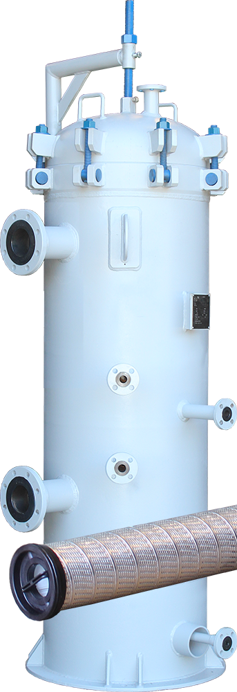Type 61V Filtration Unit with high flow filter cartridges Type 61V Filtration Unit with high flow filter cartridges