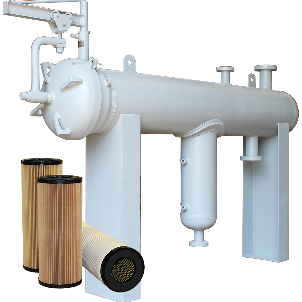 Liquid-Liquid Coalescer with Cartridges