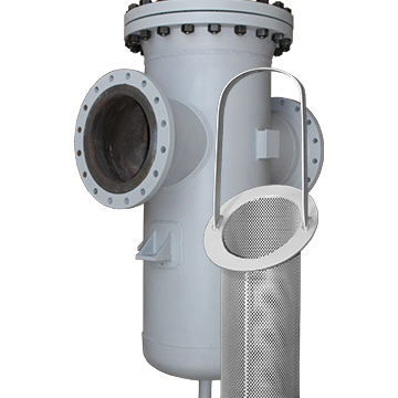 Type 55 Simplex Strainer with basket